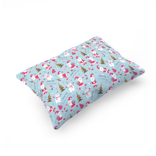 Santa & Snowmen Pillowcase of Hope