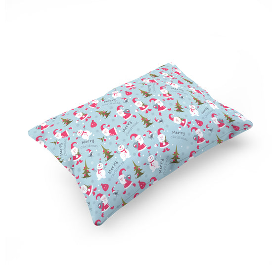 Santa & Snowmen Pillowcase of Hope